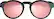 Angle. Bose - Rondo Style Lenses - Polarized Mirrored Rose Gold.