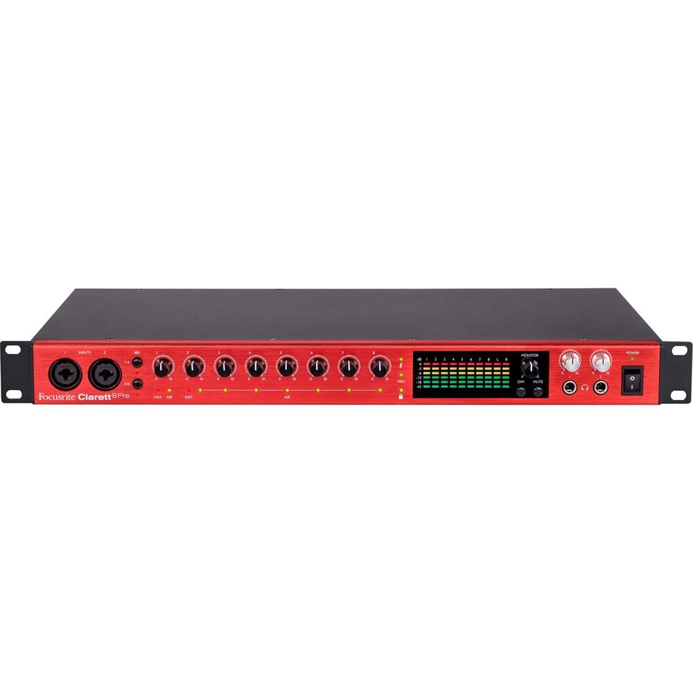 Best Buy Focusrite Audio Engineering USB Audio Interface Red COMCLAR8PRE