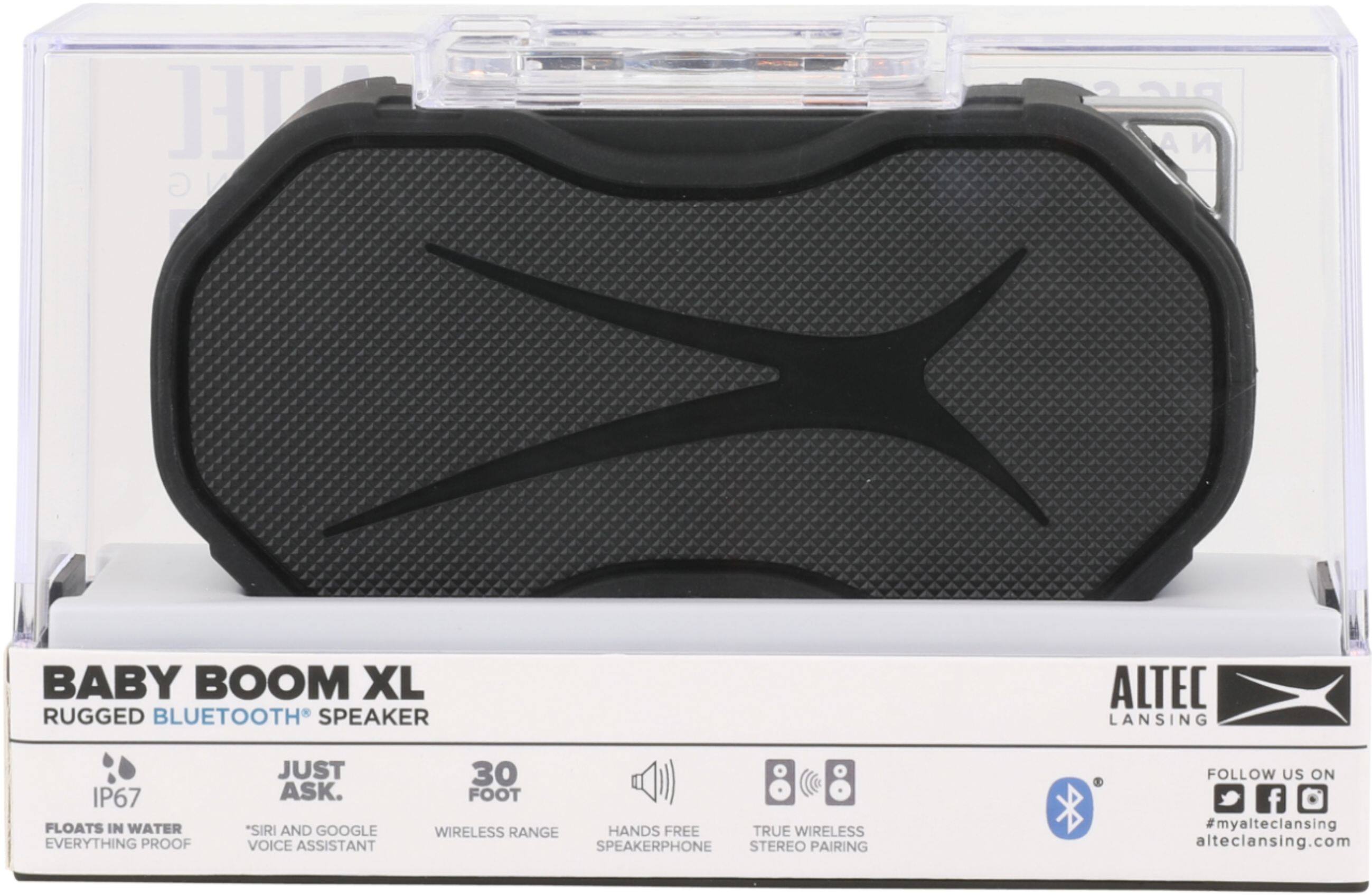 Alt View 15. Altec Lansing - Baby Boom XL IMW270 Portable Bluetooth Speaker - Black.