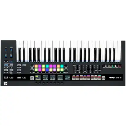Front. Novation - 49-Key USB MIDI Controller - Black.