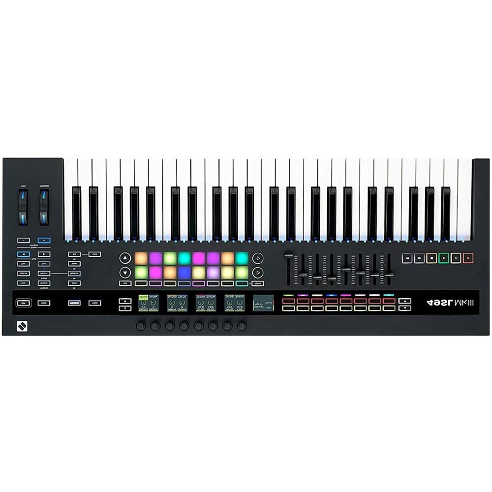 Front. Novation - 49-Key USB MIDI Controller - Black.