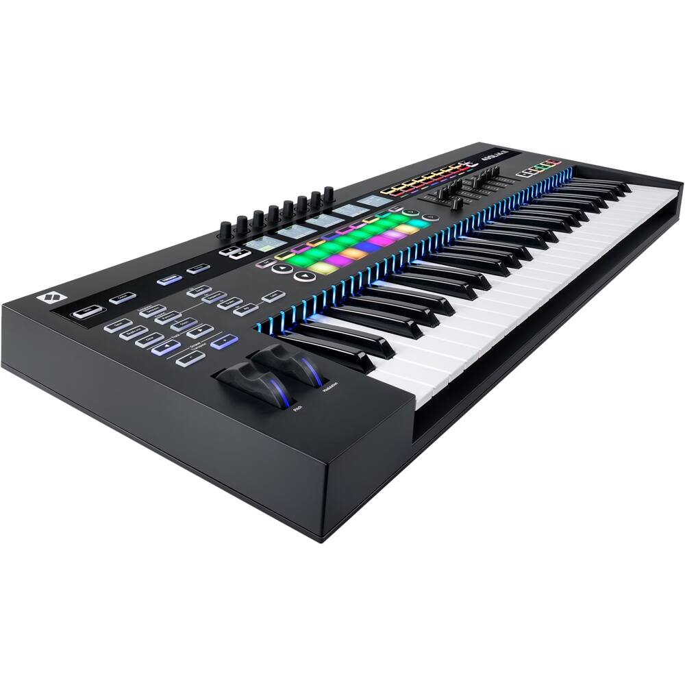 Left. Novation - 49-Key USB MIDI Controller - Black.