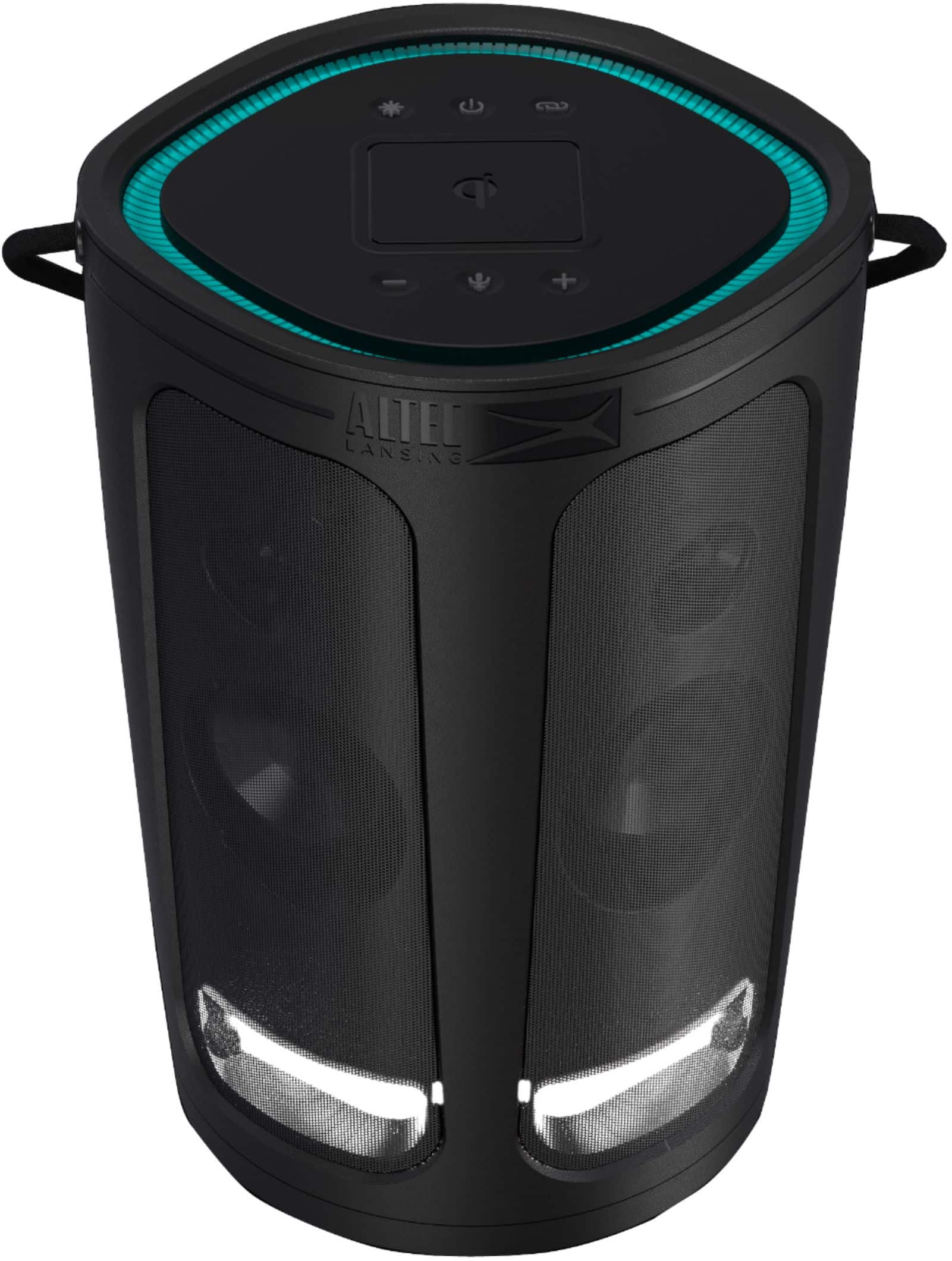 Alt View 17. Altec Lansing - SoundBucket XL Portable Bluetooth Speaker with Qi Wireless Charging Pad - Black.