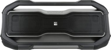 Altec Lansing - RockBox XL Portable Bluetooth Speaker - Steel Gray - Front_Zoom