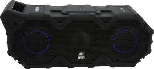 Rent to own Altec Lansing - Super LifeJacket Jolt IMW889L Portable Bluetooth Speaker with Qi Wireless Charging Pad - Black