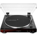 Front. Audio-Technica - Stereo Turntable - Brown/Black.