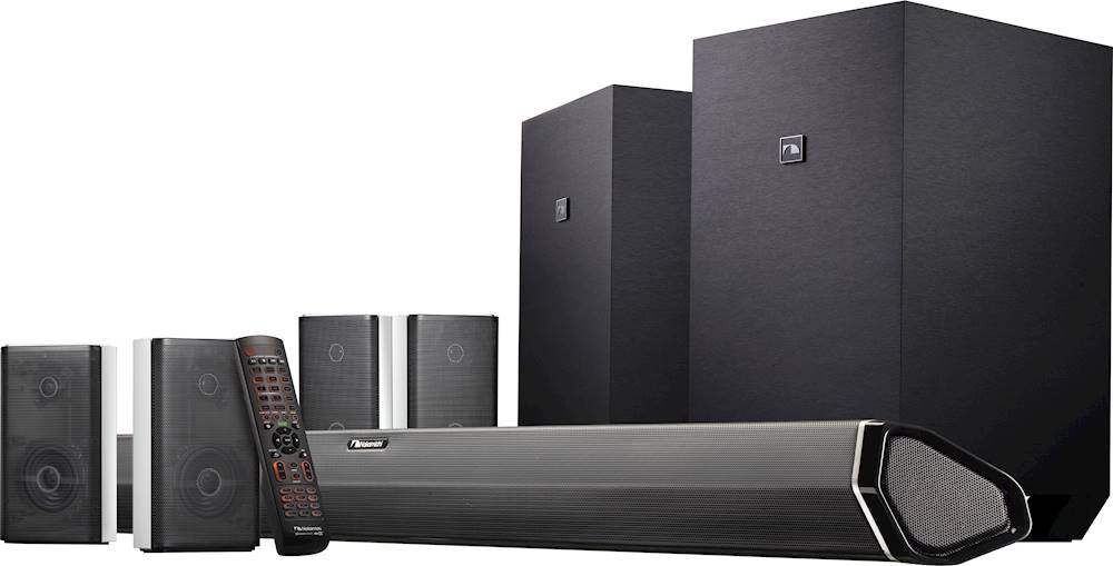 Nakamichi Shockwafe 9.2.4-Channel 1000W Soundbar System with Dual 10" Wireless Subwoofers and Atmos Black SHOCKWAFE ULTRA 9.2 - Best