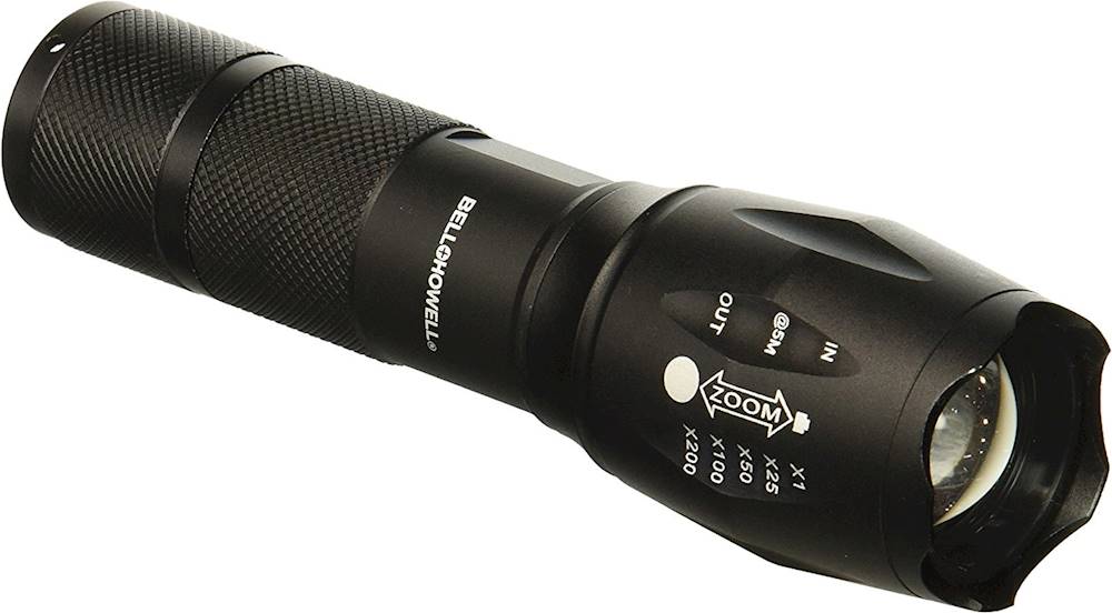 Bell + Howell TACLIGHT LED 10.5 inch Flashlight with 80x brightness