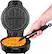 Alt View 13. CHEFMAN - Chefman Anti-Overflow 4 Slice Belgian Waffle Maker - Black.