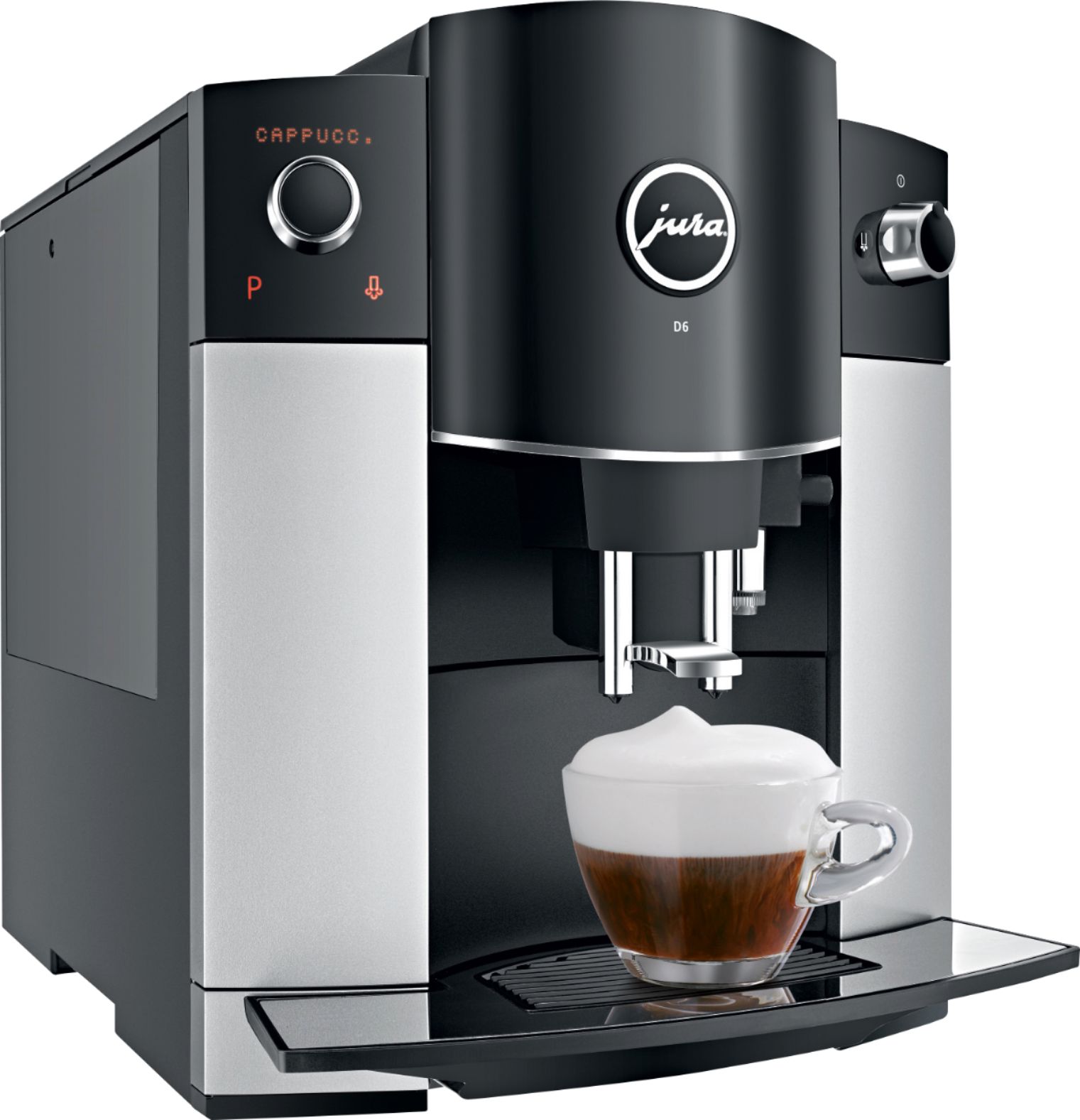 Angle View: Jura - ENA 8 Single-Serve Coffeemaker - Sunset Red