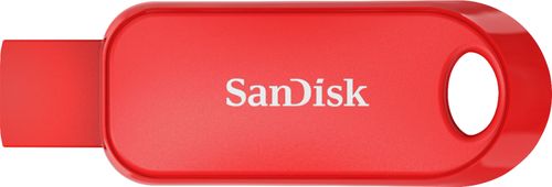SanDisk - Cruzer 128GB USB 2.0 Flash Drive with Hardware Encryption - Red