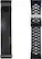Angle. WITHit - Watch Strap for Fitbit Versa and Versa 2 (2-Pack) - Black/Black Gray.
