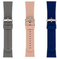 WITHit - Band Kit for Fitbit Versa and Versa 2 (3-Pack) - Navy/Light Gray/Blush Pink - Angle_Zoom