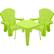 Front. Little Tikes - Garden Table & Chairs - Green.