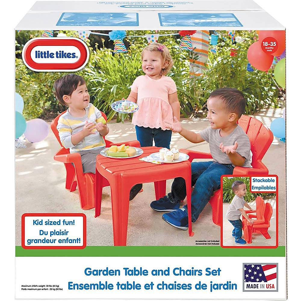 Best Buy Little Tikes Garden Table & Chairs Red 643736M