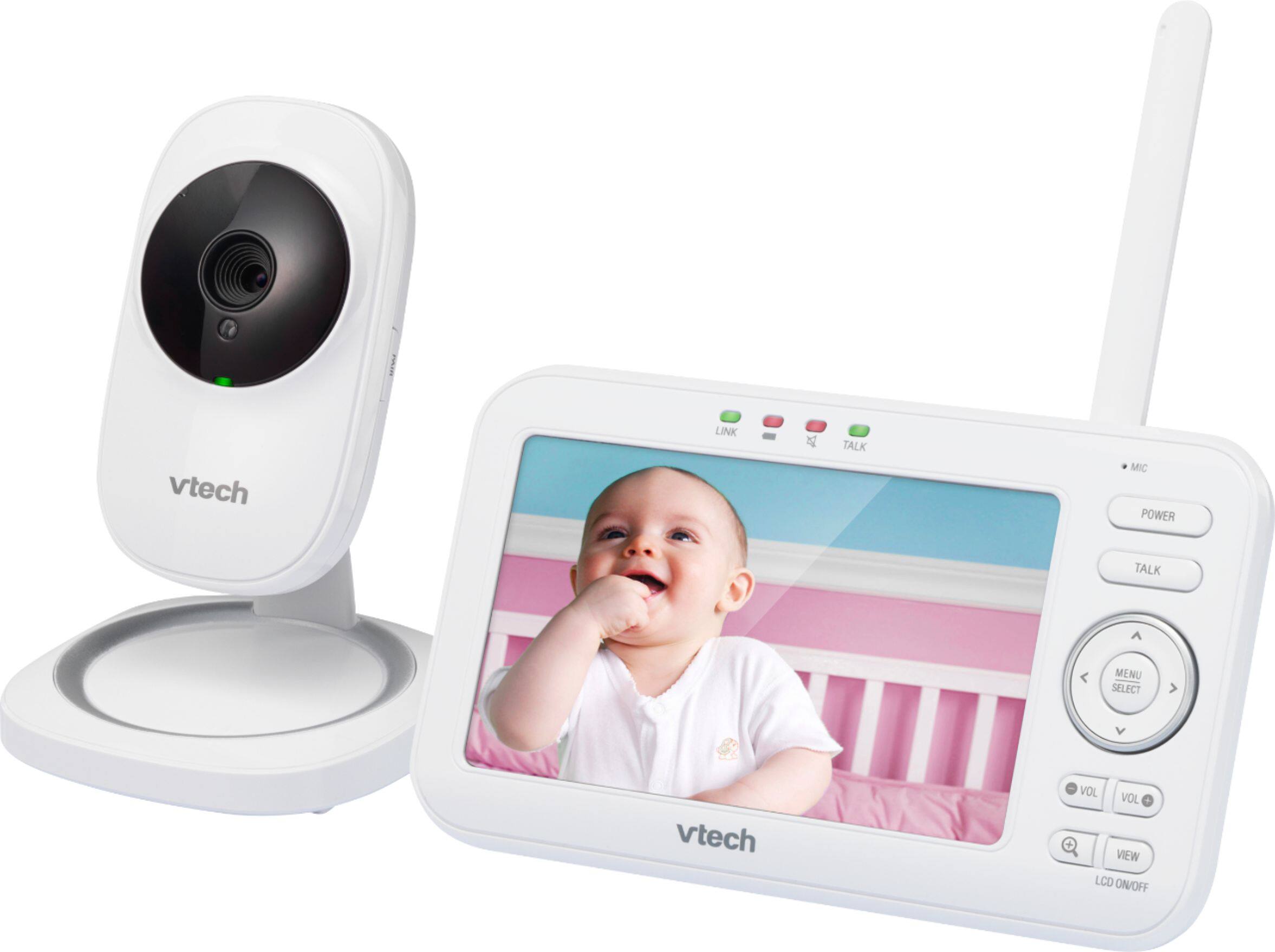 Best Buy VTech Video Baby Monitor With Camera And 5 Screen White VM5251