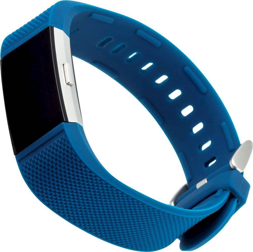 WITHit Silicone Band for Fitbit Charge 2 Blue Woven 19958VRP Best Buy