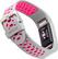 Alt View 11. WITHit - Silicone Sport Band for Fitbit Charge 2 - Gray/Fuchsia.