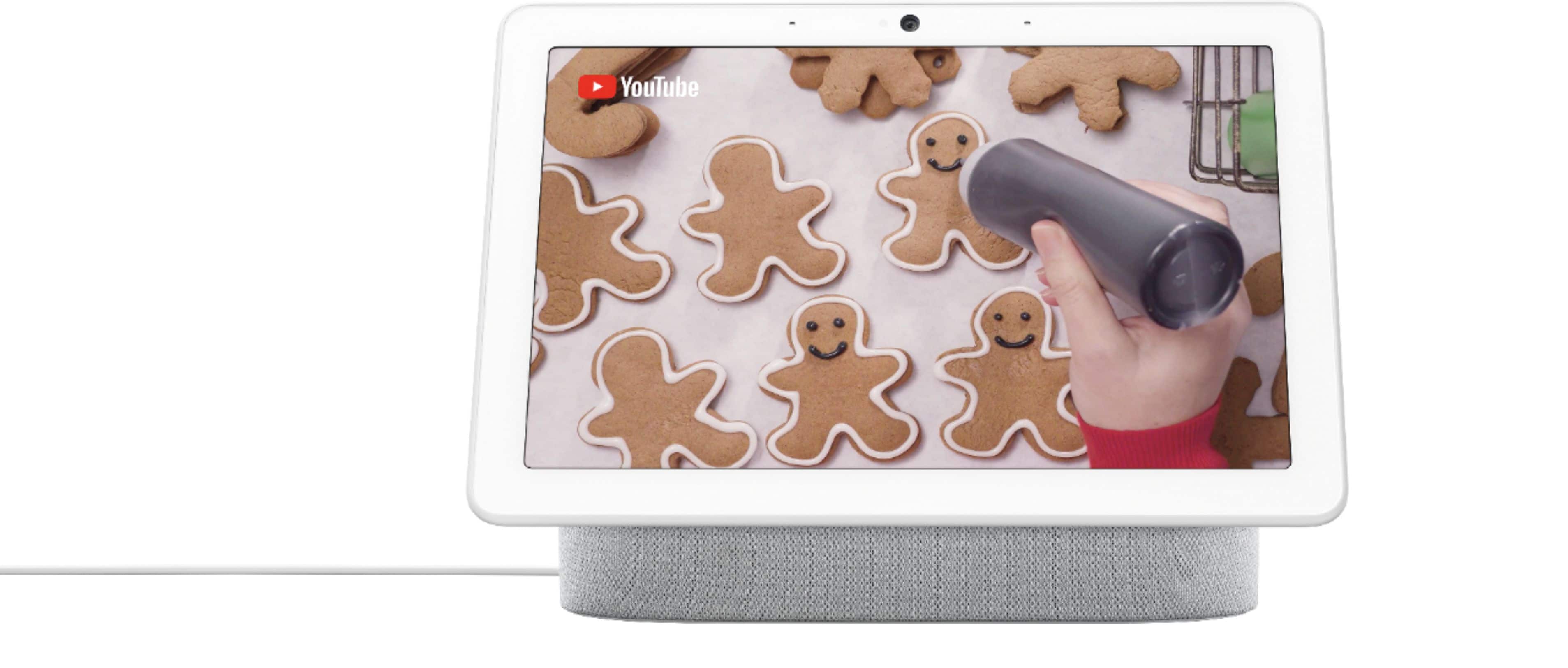 Alt View 15. Google - Nest Hub Max Smart Display with Google Assistant - Chalk.