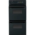 GE - 24" Built-In Double Electric Wall Oven - Black