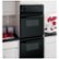 Alt View Zoom 11. GE - 24" Built-In Double Electric Wall Oven - Black.