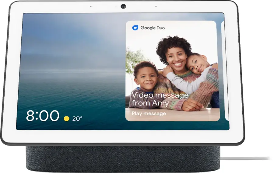 Smart Display Home Hub Duo Calling Google Meet Google Home Hub Duo
