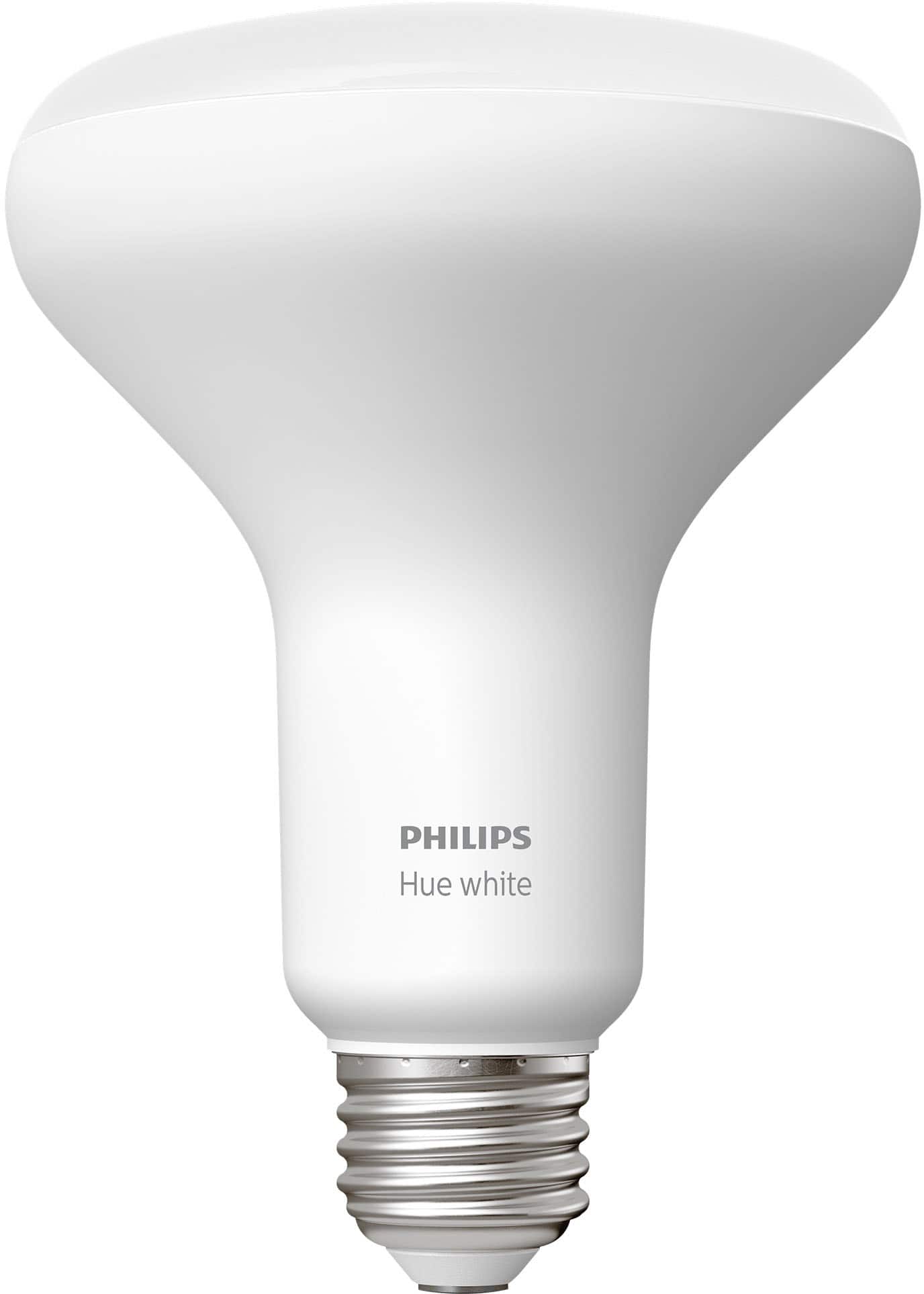 The text on the image is "PHILIPS HUE WHITE".