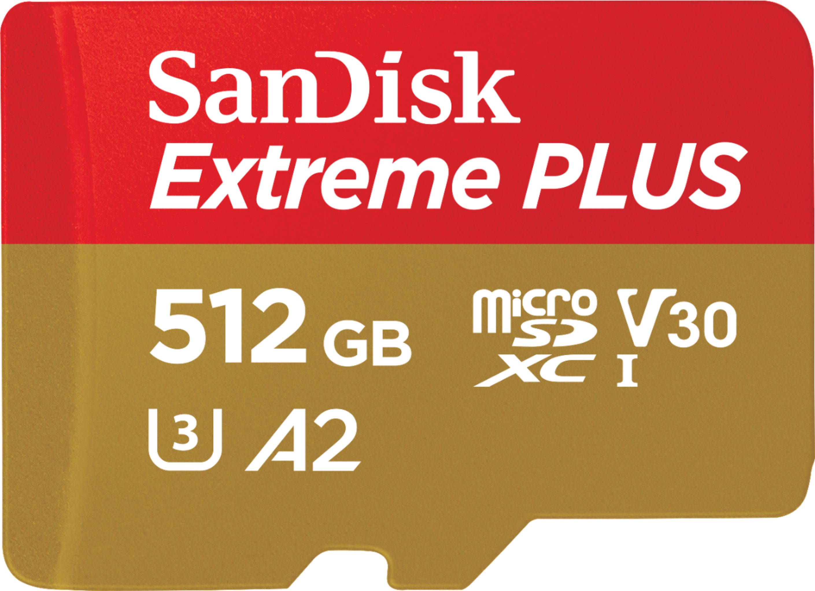 SanDisk - Extreme PLUS 512GB microSDXC UHS-I Memory Card
