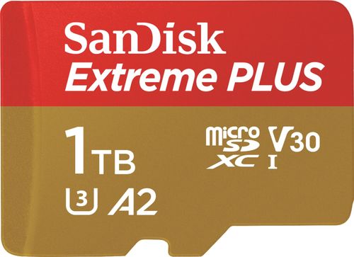SanDisk - Extreme PLUS 1TB microSDXC UHS-I Memory Card was $499.99 now $269.99 (46.0% off)