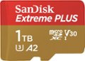 Front Zoom. SanDisk - Extreme PLUS 1TB microSDXC UHS-I Memory Card.