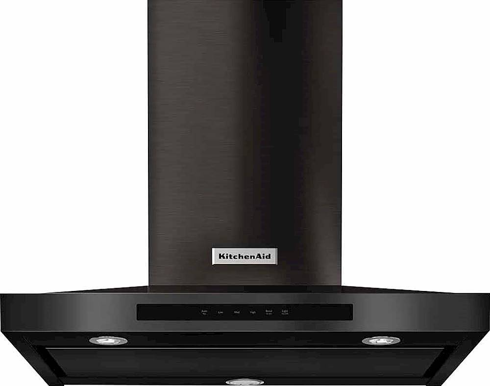 KitchenAid - 30 inches - Externally Vented - Wall Range Hood - Black Stainless Steel