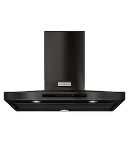 KitchenAid - 36 inches - Externally Vented - Wall Range Hood - Black Stainless Steel