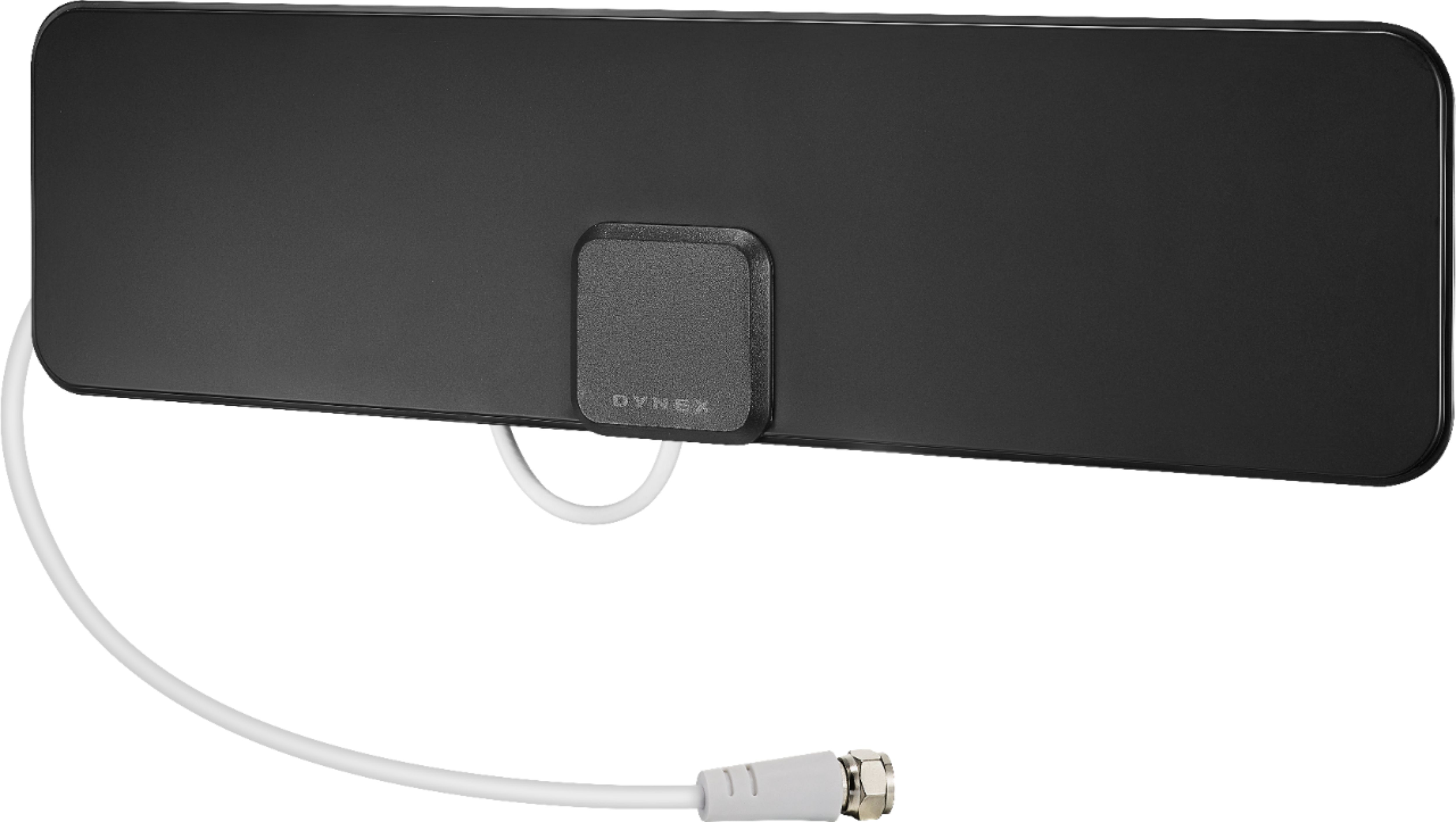 Left View: Dynex™ - 12-Outlet/2-USB Surge Protector Strip - Black