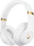 Left Zoom. Beats by Dr. Dre - Geek Squad Certified Refurbished Beats Studio³ Wireless Noise Cancelling Headphones - White.