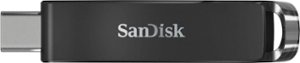 SanDisk - Ultra 256GB USB 3.0 Type-C Flash Drive - Sleek Black - Front_Zoom