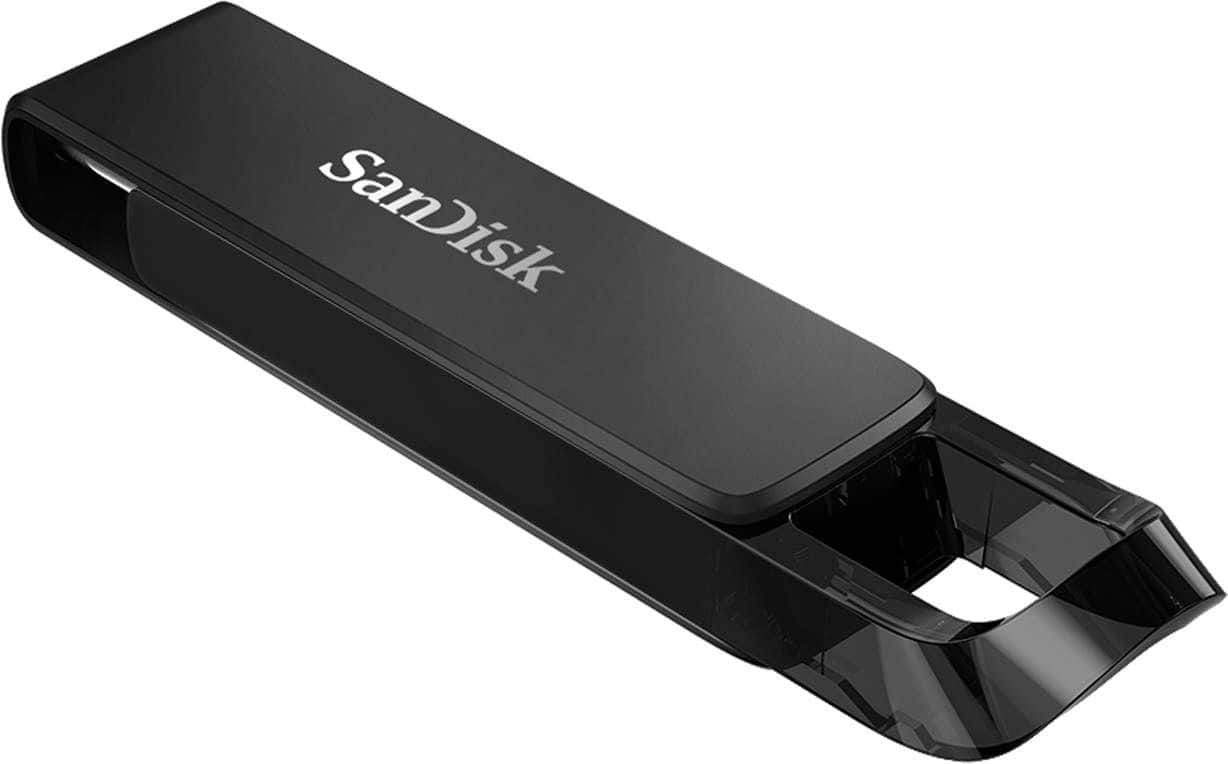 Alt View 14. SanDisk - Ultra 256GB USB 3.0 Type-C Flash Drive - Sleek Black.