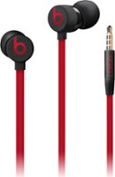 Geek Squad Certified Refurbished urBeats³ Earphones with 3.5mm Plug - Defiant Black-Red (The Beats Decade Collection) - Front_Zoom