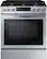 Front. Samsung - 5.8 Cu. Ft. Self-Cleaning Slide-In Gas Convection Range.