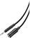 Front. Insignia™ - 6' 3.5mm Male/Female Audio Extension Cable - Black.