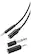 Front. Insignia™ - 12' Headphone Extension Cable and Adapter Kit - Black.