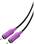 Insignia™ - 15' Subwoofer Cable - Black/Purple