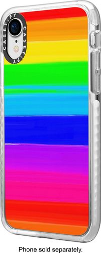 Casetify - Impact Modular Case for AppleÂ® iPhoneÂ® XS - Rainbow/Modern/Brushstroke was $39.99 now $19.99 (50.0% off)