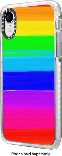 Casetify - Impact Modular Case for AppleÂ® iPhoneÂ® XR - Rainbow/Modern/Brushstroke was $39.99 now $19.99 (50.0% off)