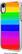 Front. Casetify - Impact Modular Case for Apple® iPhone® XR - Rainbow/Modern/Brushstroke.