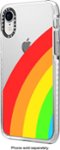 Front. Casetify - Impact Modular Case for Apple® iPhone® XR - Rainbow/Semi-Transparent.