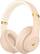 Left. Beats - Geek Squad Certified Refurbished Beats Studio³ Wireless Noise Cancelling Headphones - Beats Skyline Collection - Desert Sand.