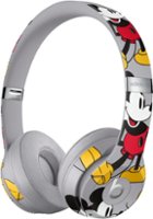 Geek Squad Certified Refurbished Beats Solo³ Wireless Headphones - Mickey's 90th Anniversary Edition - Gray - Left_Zoom