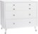 Angle Zoom. Karla Dubois - Wooster 3-Drawer Dresser - Pure White.