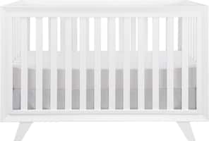 Karla Dubois - Wooster Convertible Crib - Pure White - Front_Zoom