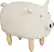 Angle. Karla Dubois - Piggy the Pig Kids Stool - Beige.